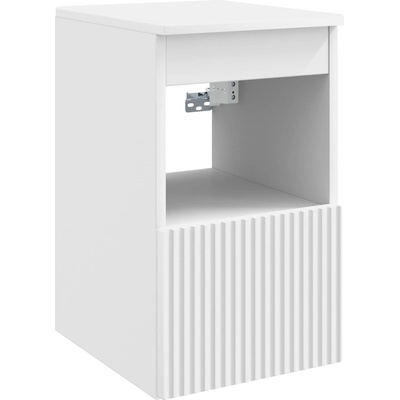 vidaXL Шкаф за баня Бяло 30 x 44, 5 x 50 см Инженерна дървесина (890502)