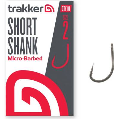 Trakker Short Shank Hooks Micro Barbed vel.2 10 ks