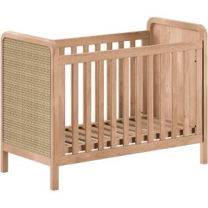 Vipack Детско креватче 60x120 cm с регулируема височина в естествен цвят Woods - Vipack (WDBB6012)