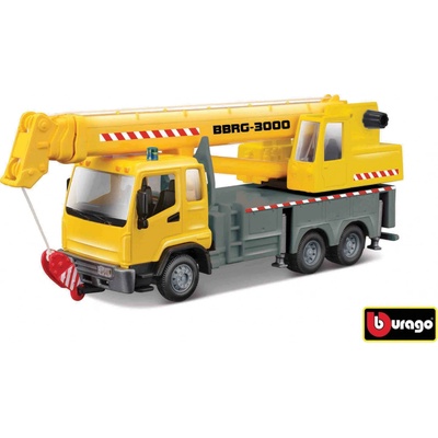 Bburago servisní vozidla Construction Truck with Crane 1:43