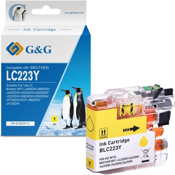 Compatible Глава за BROTHER - Yellow LC-223Y - G&G (NP-B-0223Y)