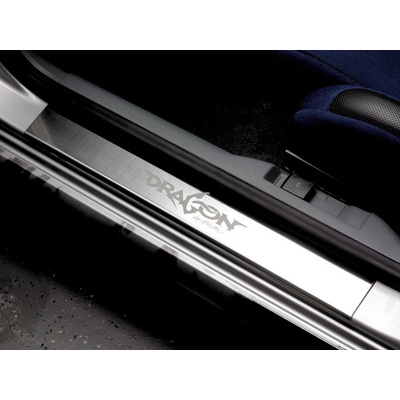 MILOTEC Ochranné kryty prahov Dragon nerez Škoda Fabia I 1999 - 2007 Limousine / Combi / Sedan