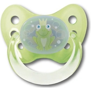 Dentistar Латексова залъгалка с халка Dentistar - Орто жабка, размер 1 (22102) - baby