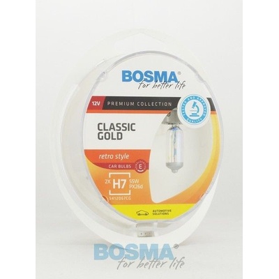 Bosma Classic Gold Twin Box H7 12V 55W PX26D