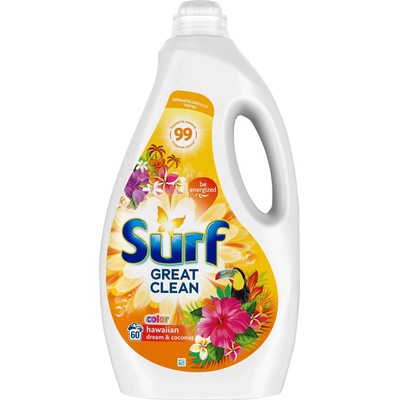 Surf Hawaiian Dream & Coconut Liquid Washing Gel 3L - 60 изпирания (8710447400722)