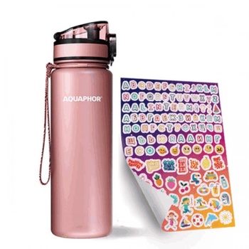 Бутилка Сити филтрираща Пудрено розово Aquaphor 500мл