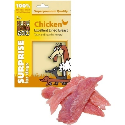 Huhu Bamboo suš. kuracie prsia 75 g