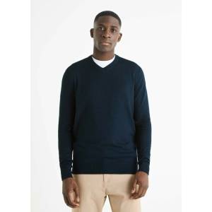 Celio Тъмносин мъжки пуловер Celio Befisrtv Celio | Sin | МЪЖЕ | S