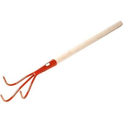 Kypřič 3 hrotý s násadou 50 cm Rosteto - oranžová