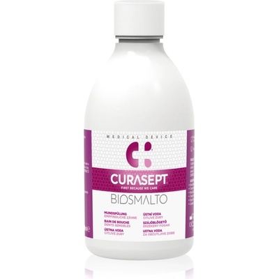 Curasept Biosmalto Sensitive Teeth успокояваща вода за уста 300ml