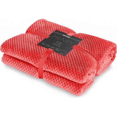 DecoKing deka z mikrovlákna Toby červená 220x240