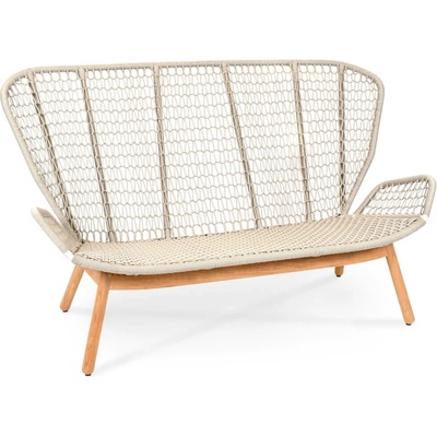 Fischer Möbel Záhradná pohovka WING LIGHT 2771T teak, dvojmiestna
