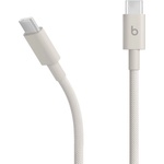 Beats Audio Кабел с бързо зареждане за устройства с USB-C порт - Beats USB-C to USB-C Woven Data Cable 60W (бежов) (150 см) (MDGD4ZM/A)