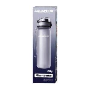 Aquaphor City filter bottle, size 500ml, grey, 1 insert