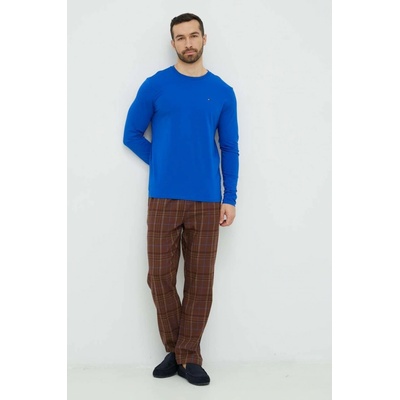 Tommy Hilfiger 1976 pánské pyžamo dlouhé modré