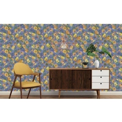 DIMEX ART Луксозна флизелинова тапета жълти пъпки