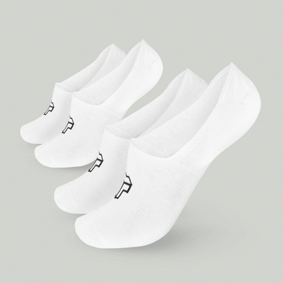GymBeam ponožky Strix No-show Socks 2Pack White