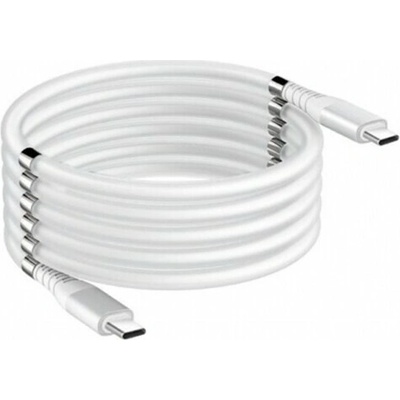 Stablecam 1DJ2032 Magnetický samonavíjací USB nabíjací (Type-C to Type-C), 90cm