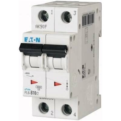 Eaton 2p B 10A 6kA PL6