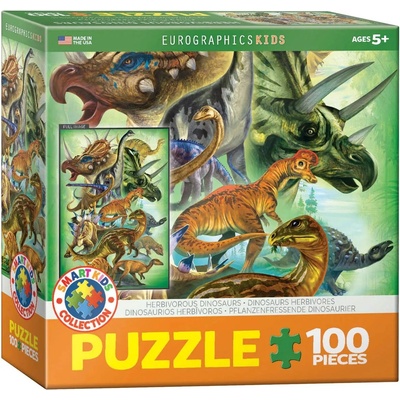 EUROGRAPHICS Пъзел Eurographics от 100 части - Динозаври (61000360)