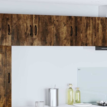 vidaXL Горен кухненски шкаф Димян дъб 60 x 31 x 40 см Инженерно дърво (884564)