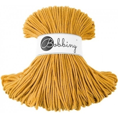 Bobbiny bavlněná šňůra JUNIOR 3mm mustard