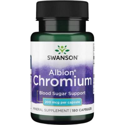 Swanson Albion Chelated Chromium 200 mcg [180 капсули]