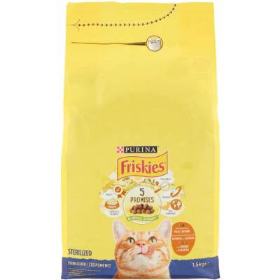 Friskies pre sterilizované mačky 1,5 kg