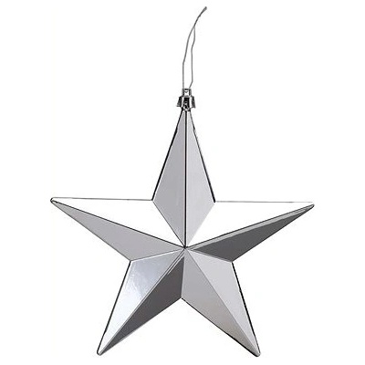 LAALU Hviezda strieborná 20 cm