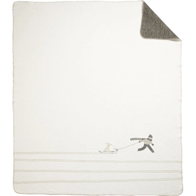 räder Bavlněná deka Snowy Day bílá 150x200