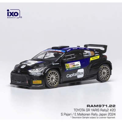 Toyota GR Yaris Rally1 Rally Japan 2024 20 Pajari Mälkönen IXO 1:43