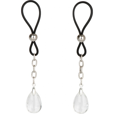 CalExotics Бели кристали висулки за зърна