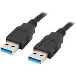 Acer Lanberg usb-a m/m 3.0 1, 0 м дълъг черен кабел (ca-usba-30cu-0010-bk)