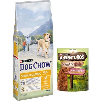 Purina Dog Chow Complet & Classic s kuřetem 14 kg