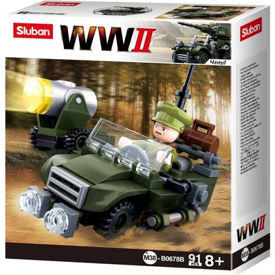Sluban B0678B 4v1 Hlídkový Jeep