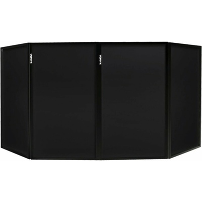 Vonyx DB2B Skladací paraván 120 X 70 Black 4 panely