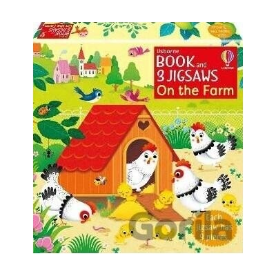 Usborne Book and 3 Jigsaws: On the Farm - Sam Taplin