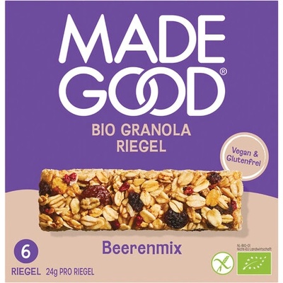 MadeGood Müsli tyčinky s ovocem bio 144 g