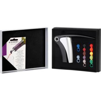 Le Creuset Тирбушон с изливащо устройство и маркери за стъкло Le Creuset LM-150 в подаръчна кутия 19 части (59210024700028)