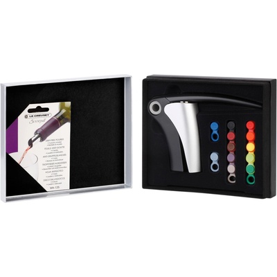 Le Creuset Тирбушон с изливащо устройство и маркери за стъкло Le Creuset LM-150 в подаръчна кутия 19 части (59210024700028)