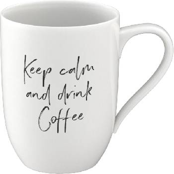 Villeroy & Boch Чаша халба Statement Keep Calm And Drink Coffee 340 мл (10-1621-9652)
