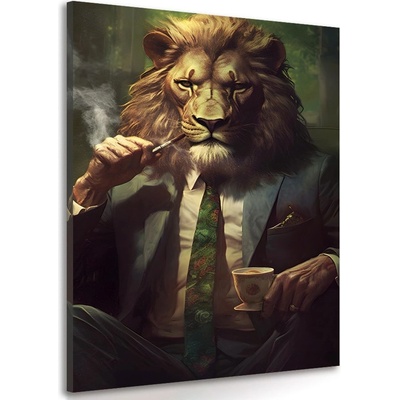 Obraz zvířecí gangster lev - 40x60
