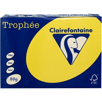 Image 1 of TROPHEE Копирна хартия Trophee ярко жълто A4 80 гр. 100 л