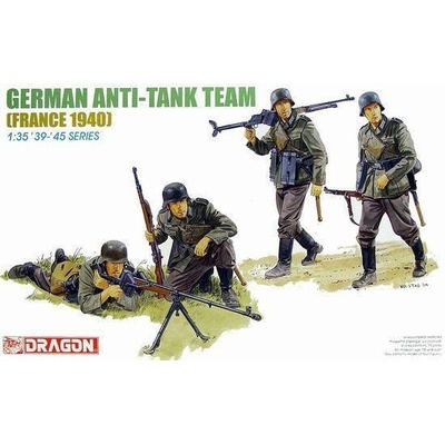 DRAGON Model Kit figurky 6196 GERMAN ANTI TANK TEAM 1:35