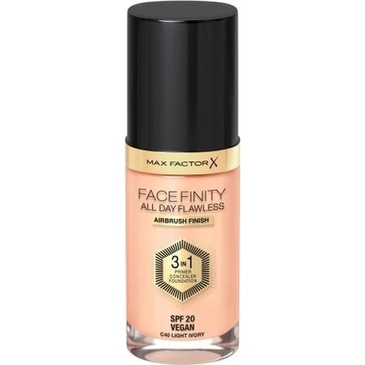 Max Factor Facefinity All Day Flawless make-up 3v1 SPF20 40 Light Ivory 30 ml
