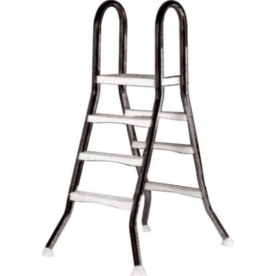 Vágner Pool rebrík ESP pre nezapustené bazény, 3+1 stupeň, 1 m , AISI 304