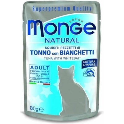 Monge Natural tuňák jelly & sleď 80 g