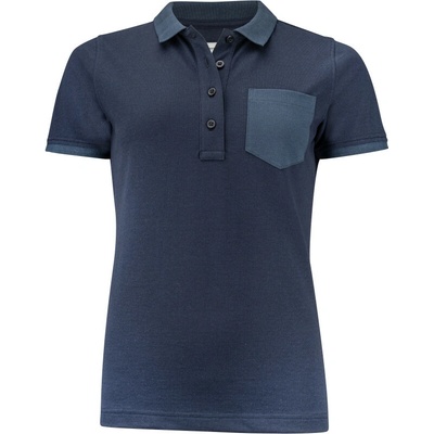 James Harvest Polokošile Pinedale Polo Women těžká bavlna Two Tone krátký rukáv dámská COT62503900301 navy