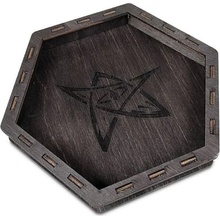 Myší Doupě Dice Tray Dřevěný mořený Cthulhu