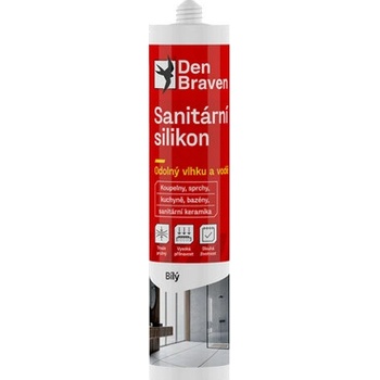 Den Braven Sanitární silikon 280ml bílý